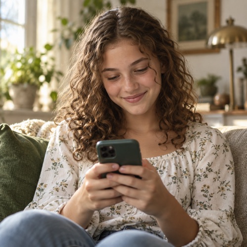 A granddaughter enjoying a shared family Story